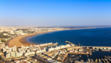 Agadir city, on Morocco's southern Atlantic coast, is well known for its tourism and golf courses